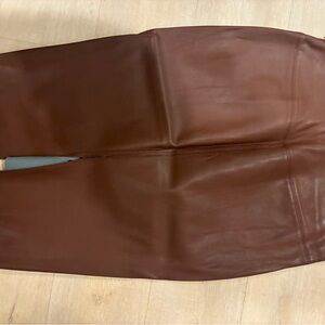 Express Brown Midi Skirt